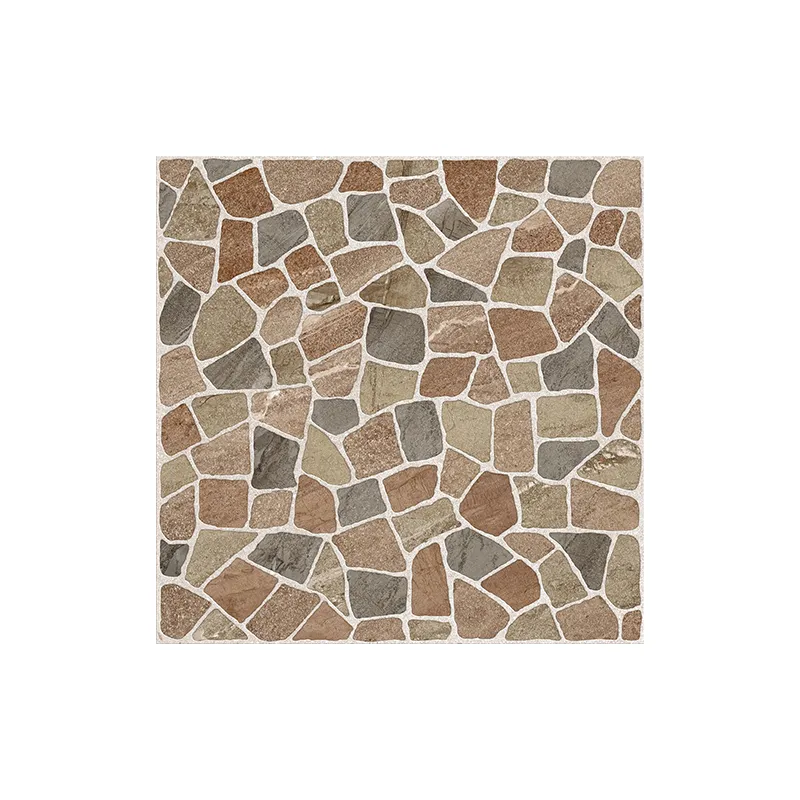 PLATINUM I-TILES DEVON BROWN BROWN CERAMIC FLOOR, RUSTIC STONE